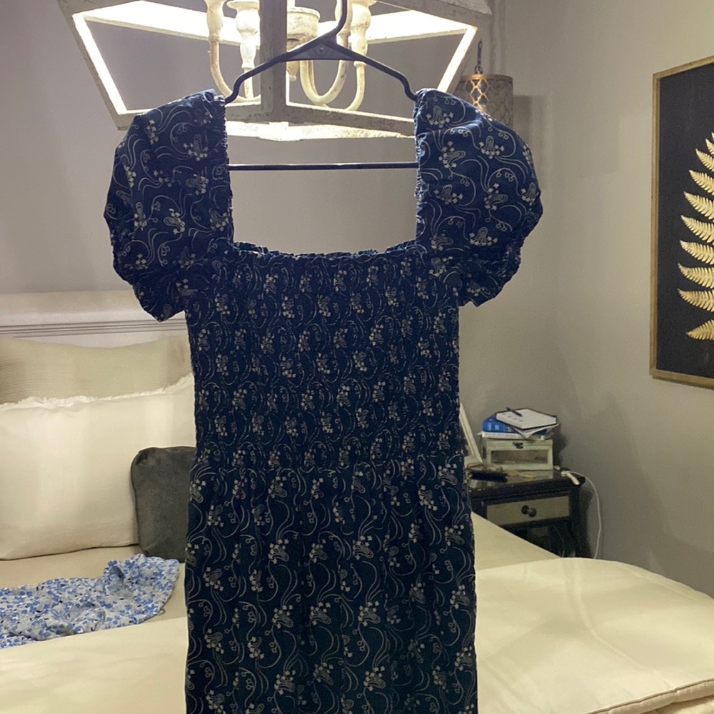 J crew blue dress